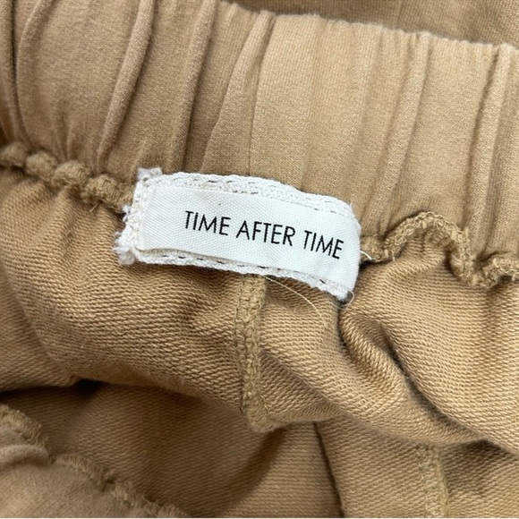 Time After Time Mustard Rope Tie Wide Leg Sweatpants - Picture 9 of 14